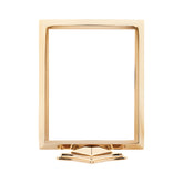 Ορθογώνια κορνίζα φωτογραφίας 13x18 εκ. από ορείχαλκο με βάση